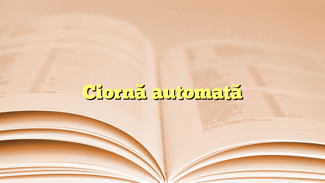 Ciornă automată